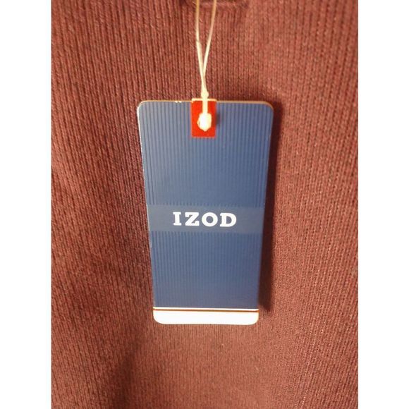 Izod 1/4 Zip Pullover Sweater Maroon Size XL‎ - Picture 3 of 6